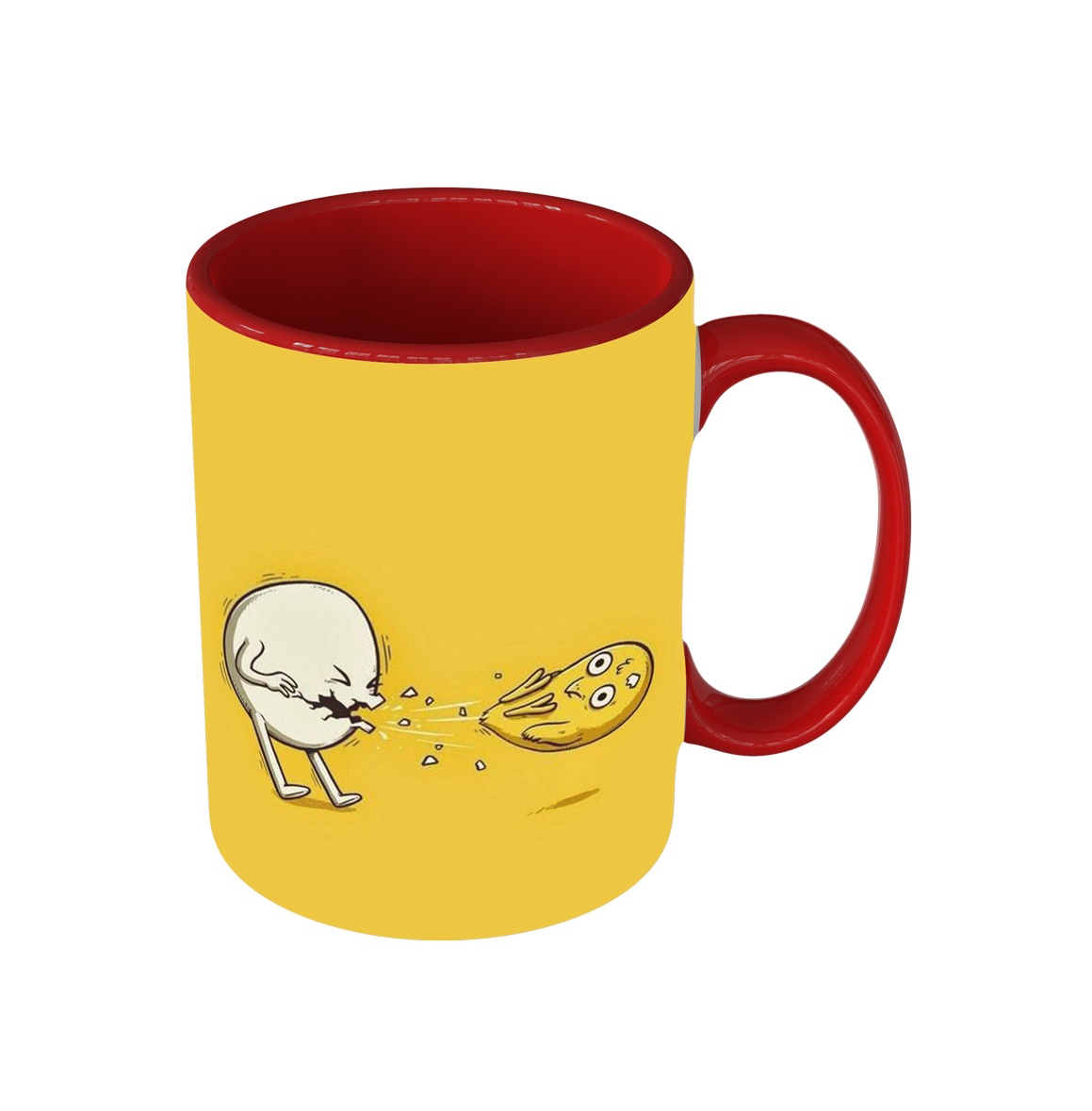 ماگ طرح گرافیکی تخم مرغ 