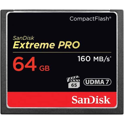 کارت حافظه سن دیسک SanDisk CF 64GB Extreme Pro 1067X 160mb خرید | قیمت - اگزیف