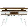 میز تلویزیون کاریزما چوب مدل AW.M_209