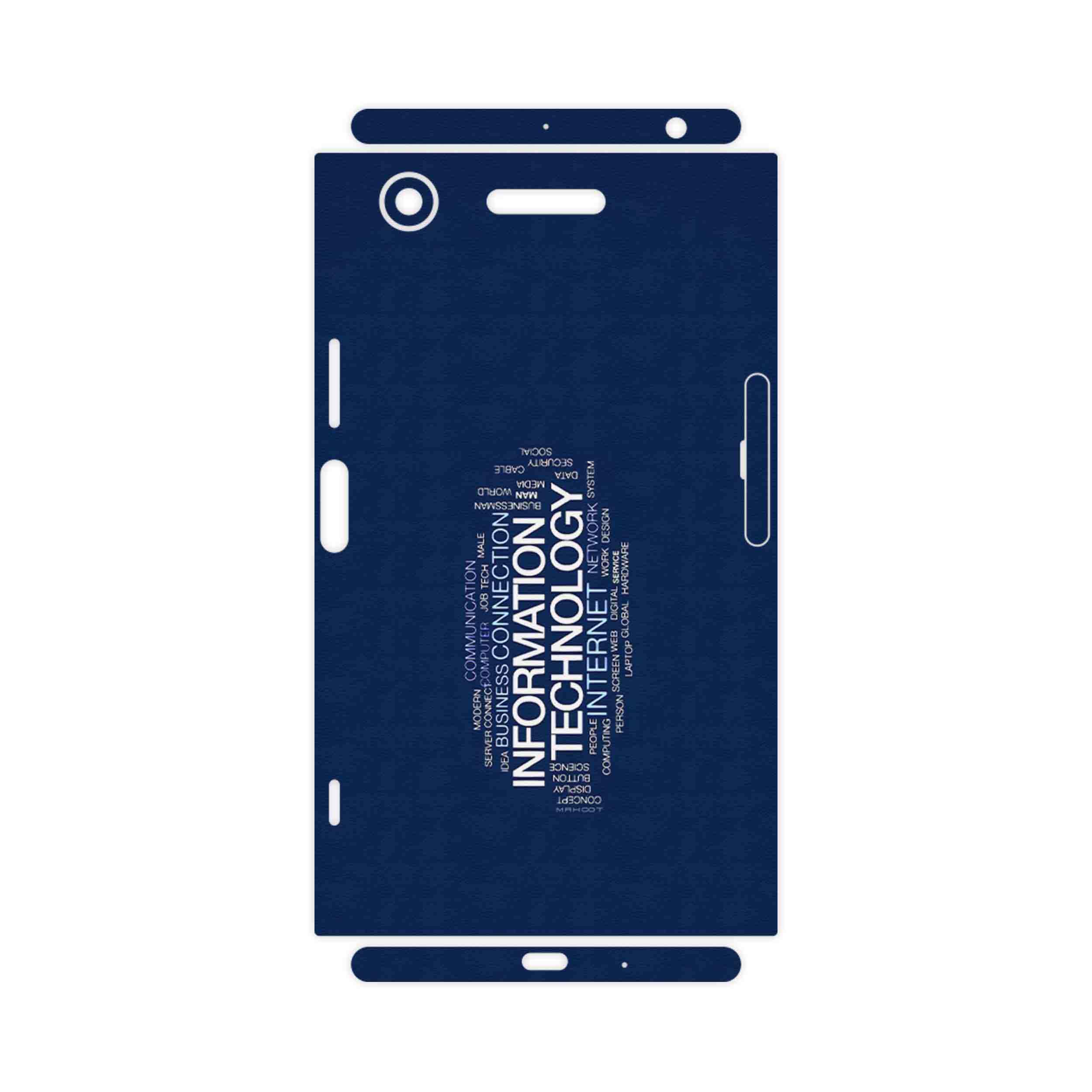 برچسب پوششی ماهوت مدل IT Science-FullSkin مناسب برای گوشی موبایل سونی Xperia XZ1