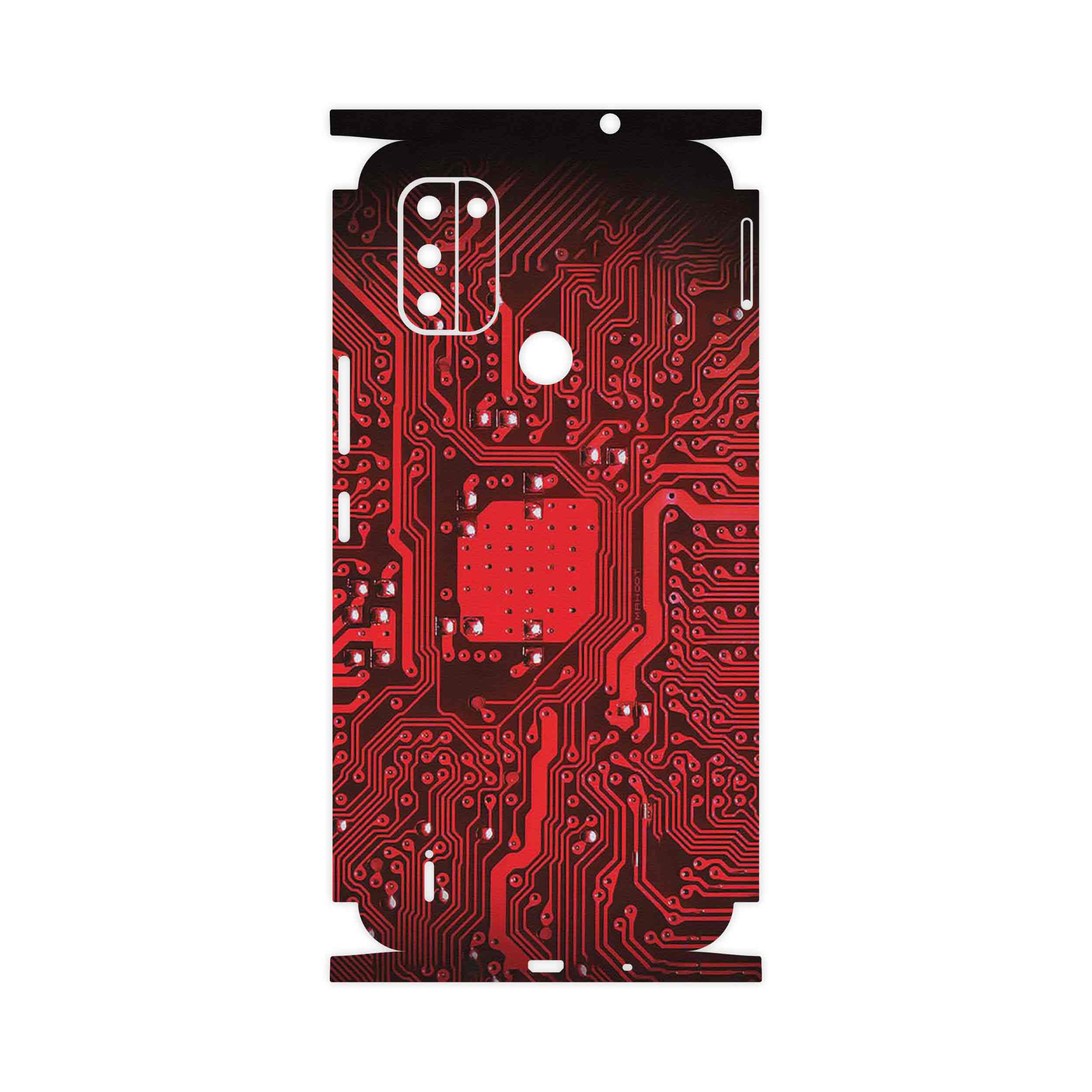 برچسب پوششی ماهوت مدل Red_Printed_Circuit_Board-FullSkin مناسب برای گوشی موبایل نوکیا C31