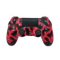 دسته بازی PS4 مدل DualShock 4 طرح Red Thunder