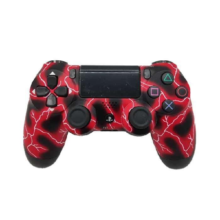 دسته بازی PS4 مدل DualShock 4 طرح Red Thunder
