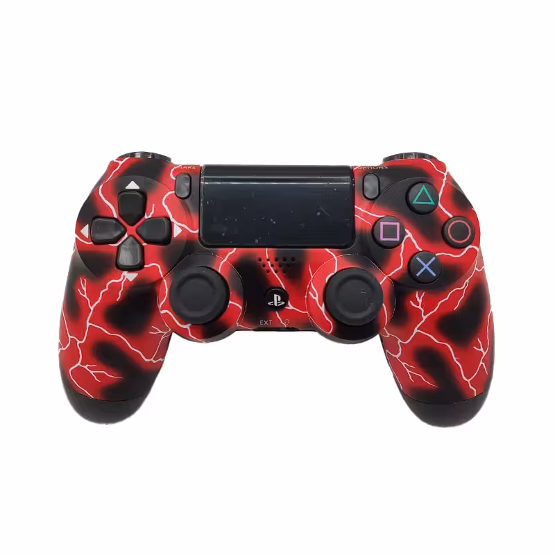دسته بازی PS4 مدل DualShock 4 طرح Red Thunder