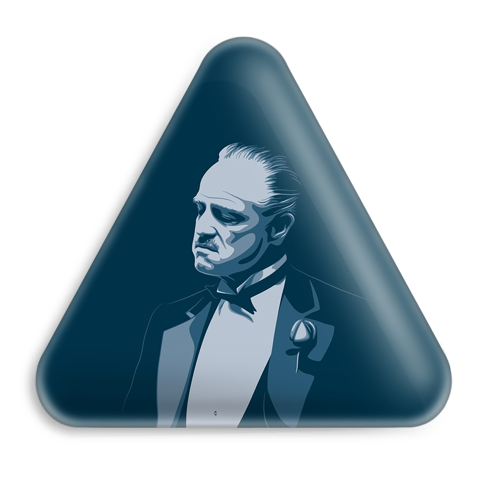 پیکسل خندالو طرح پدرخوانده The Godfather مدل مثلثی کد 10152