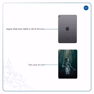 برچسب پوششی ماهوت مدل The Last of Us مناسب برای تبلت اپل iPad mini (GEN 5) 2019 A2125