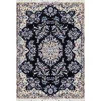 فرش دستبافت دو ونیم متری مدل دسته گلی شش لا کد 498