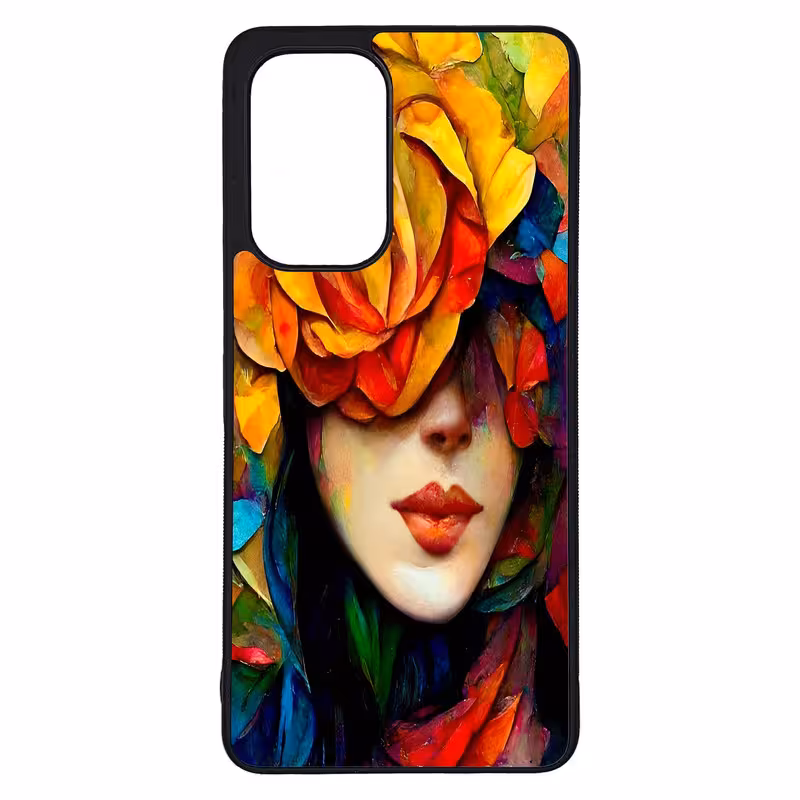 کاور طرح نقاشی چهره کد G-043 مناسب برای گوشی موبایل سامسونگ Galaxy A53 / A53 5G | دیجی قاب دونی