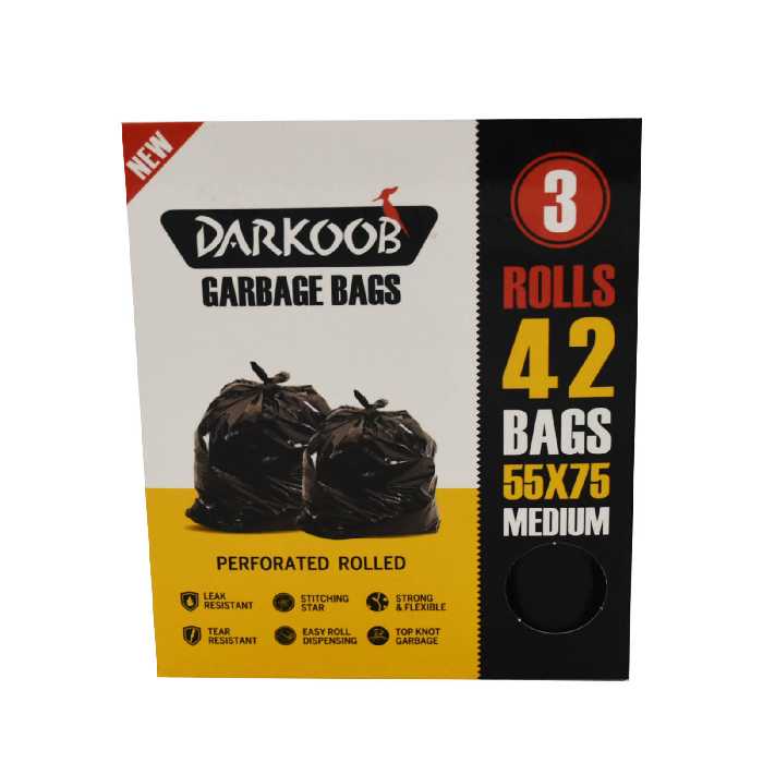 کیسه زباله دارکوب مدل 01 بسته 42 عددی