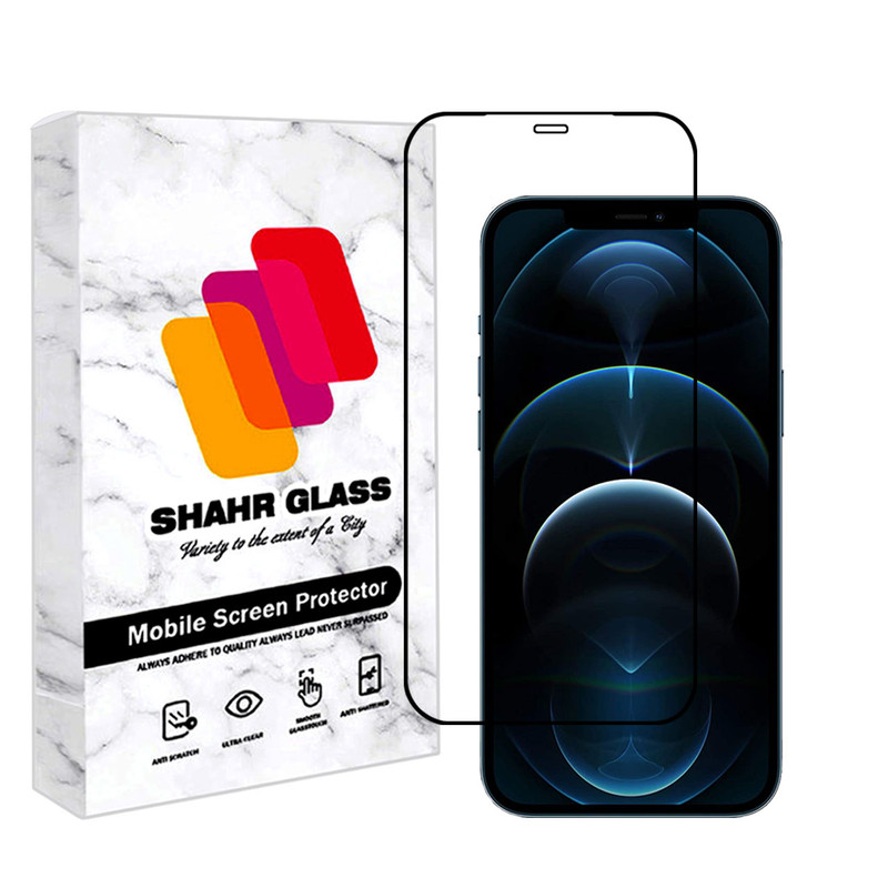 محافظ صفحه نمایش شهر گلس مدل  FULPLUSSH مناسب برای گوشی موبایل اپل iPhone 12 Pro Max | کالا برتری