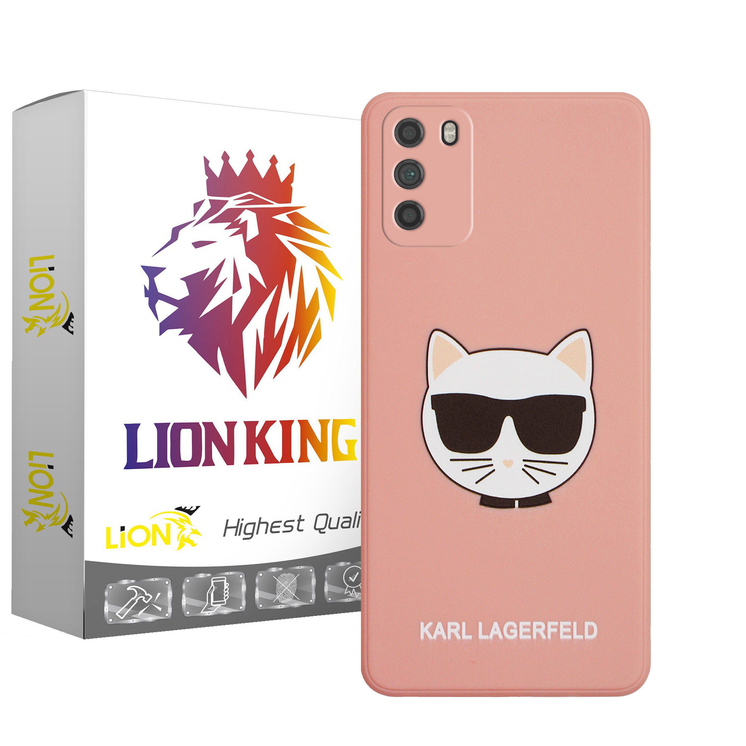  کاور لاین کینگ مدل SLKARELCAT مناسب برای گوشی موبایل شیائومی Poco M3