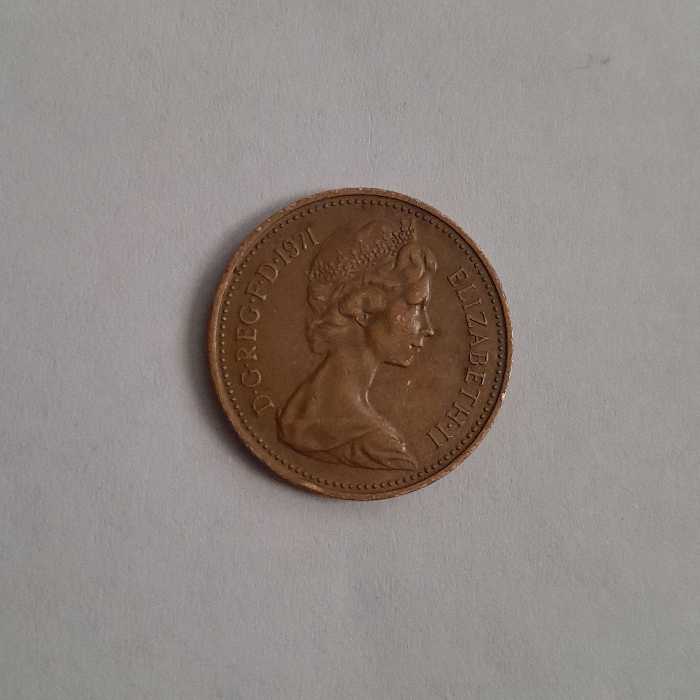 سکه 1 نیو پنی الیزابت 1971