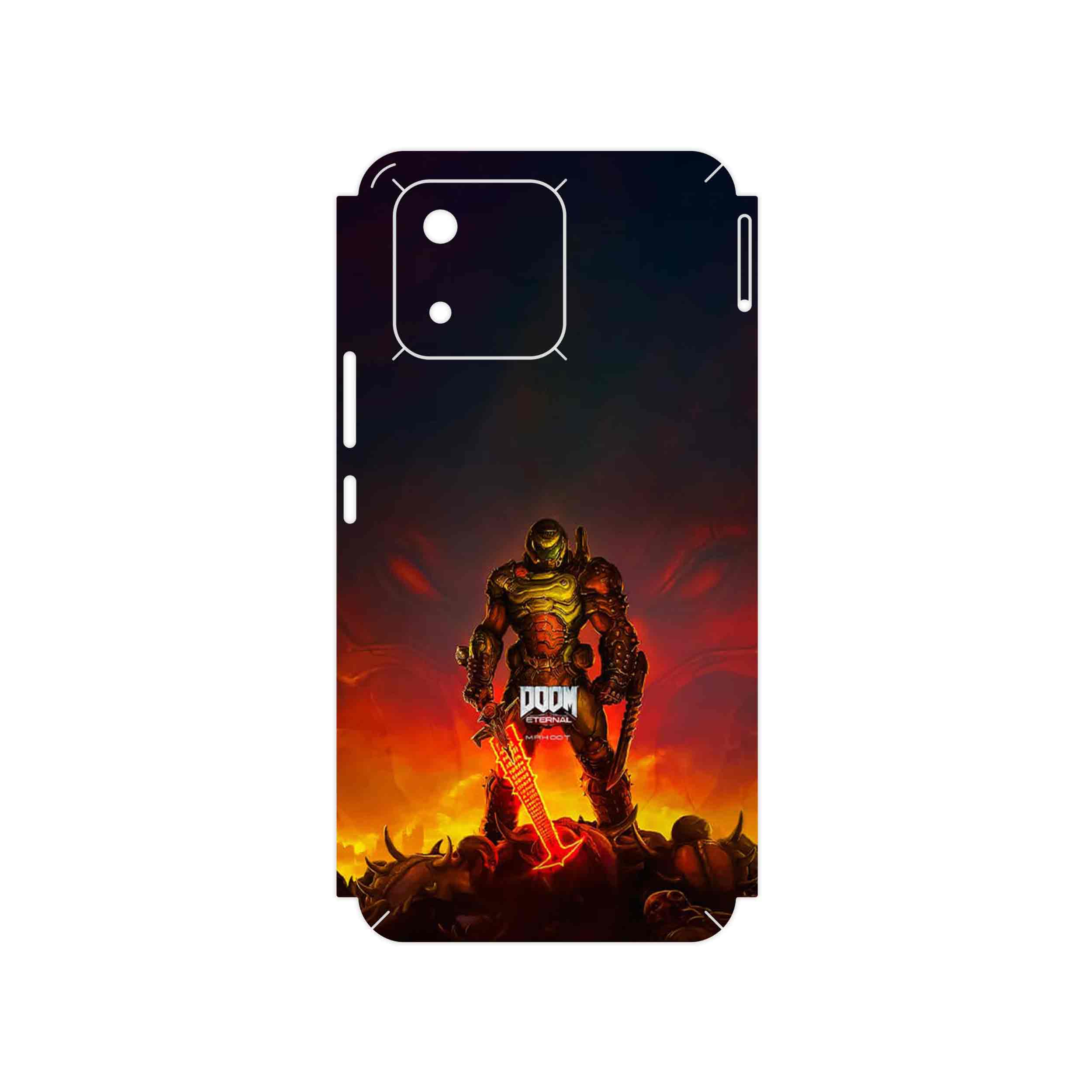 برچسب پوششی ماهوت مدل DOOM Game Series مناسب برای گوشی موبایل آنر X5