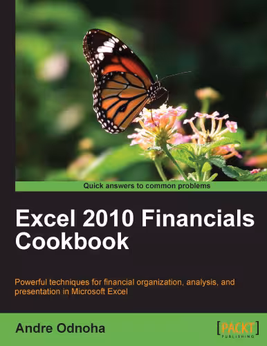 خرید و دانلود نسخه کامل کتاب Excel 2010 Financials Cookbook