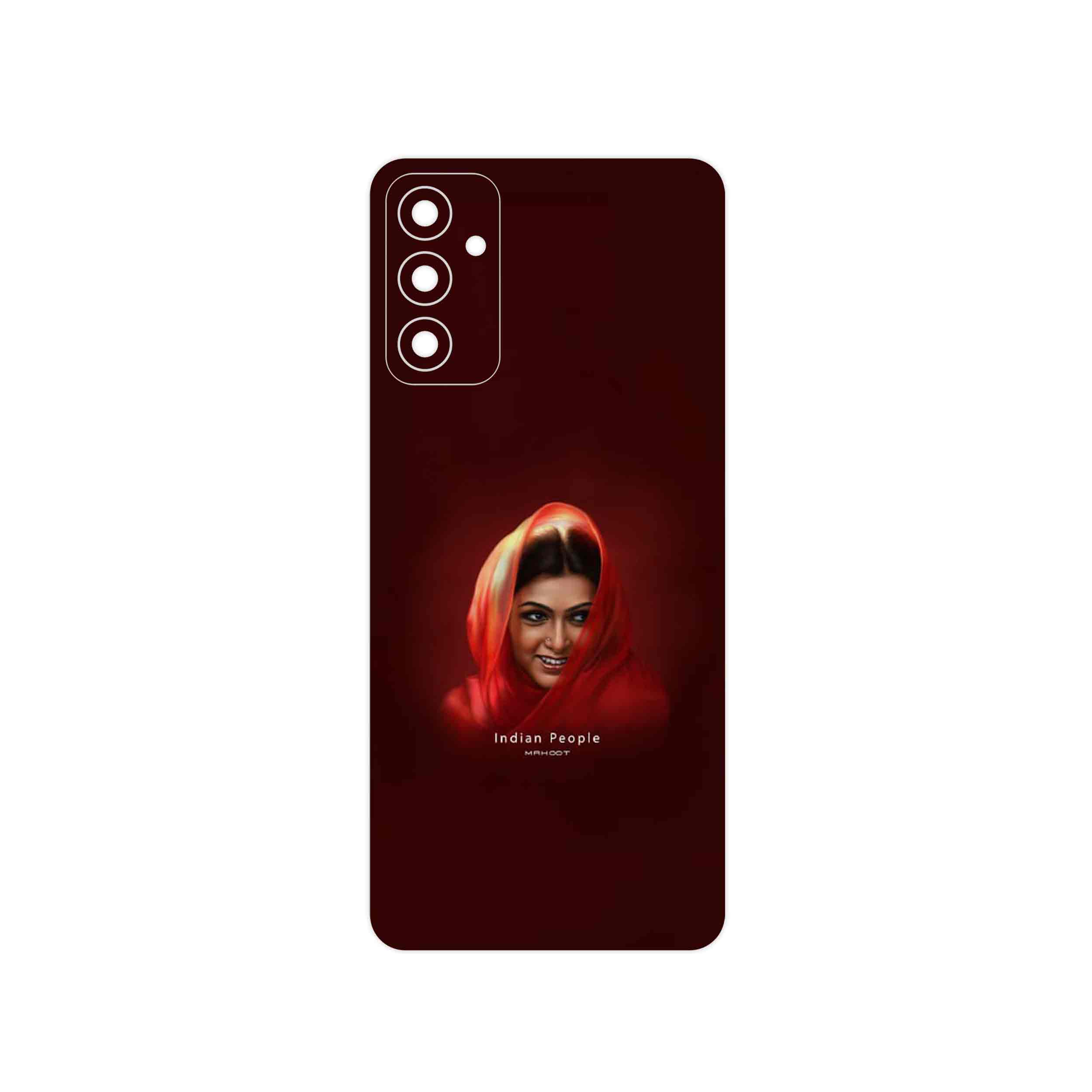برچسب پوششی ماهوت مدل Portrait of an Indian Woman مناسب برای گوشی موبایل سامسونگ Galaxy F13