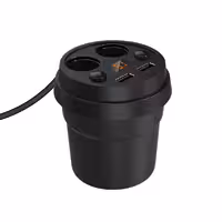 شارژر فندکی خودرو فنجانی دو پورت مدل (ofs-056)