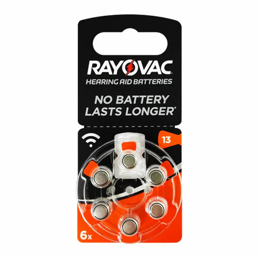 باتری سمعک ریوواک شماره 13 بسته 6 عددی