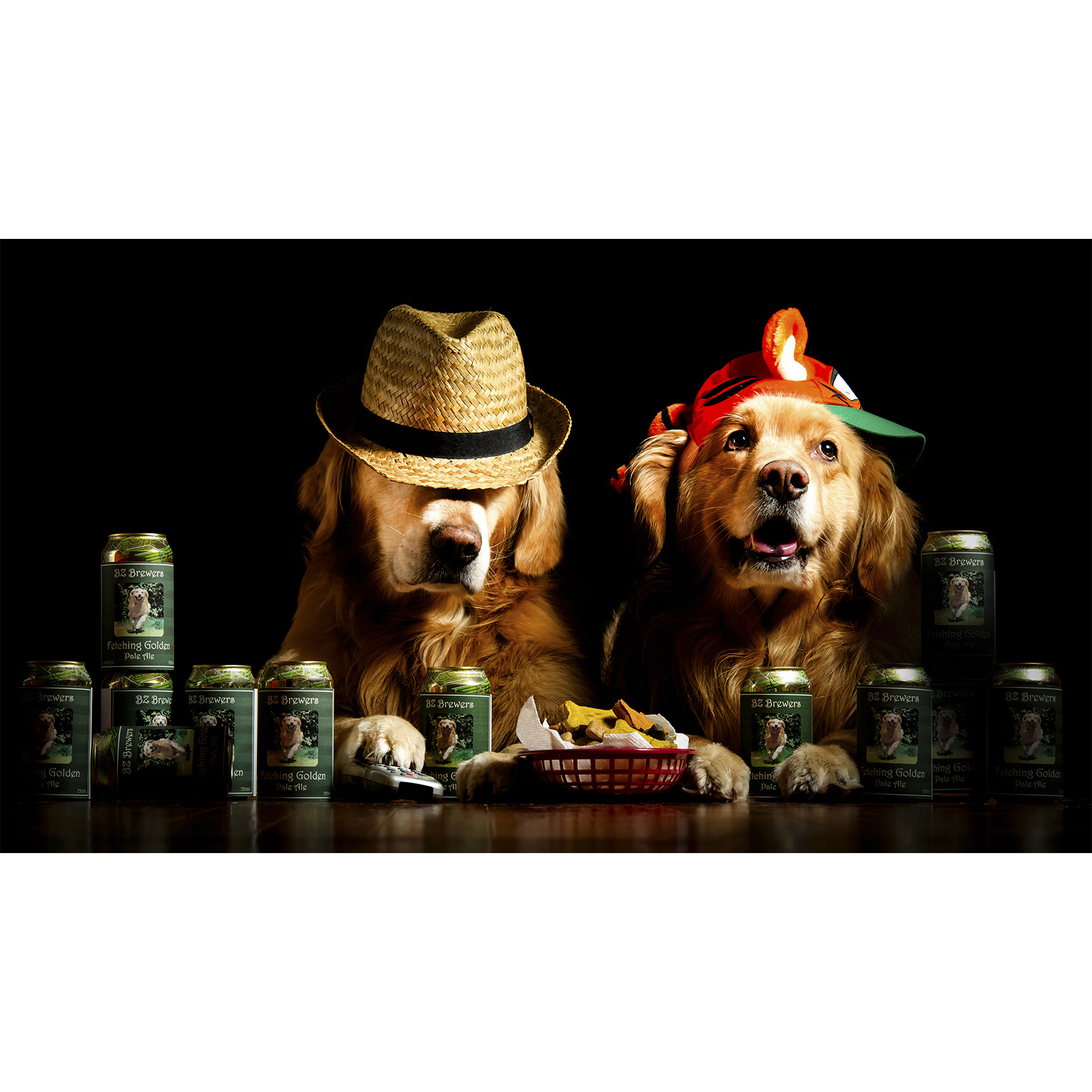 تابلو شاسی سری حیوانات دوست داشتنی طرح سگ های خوش تیپ کد 174