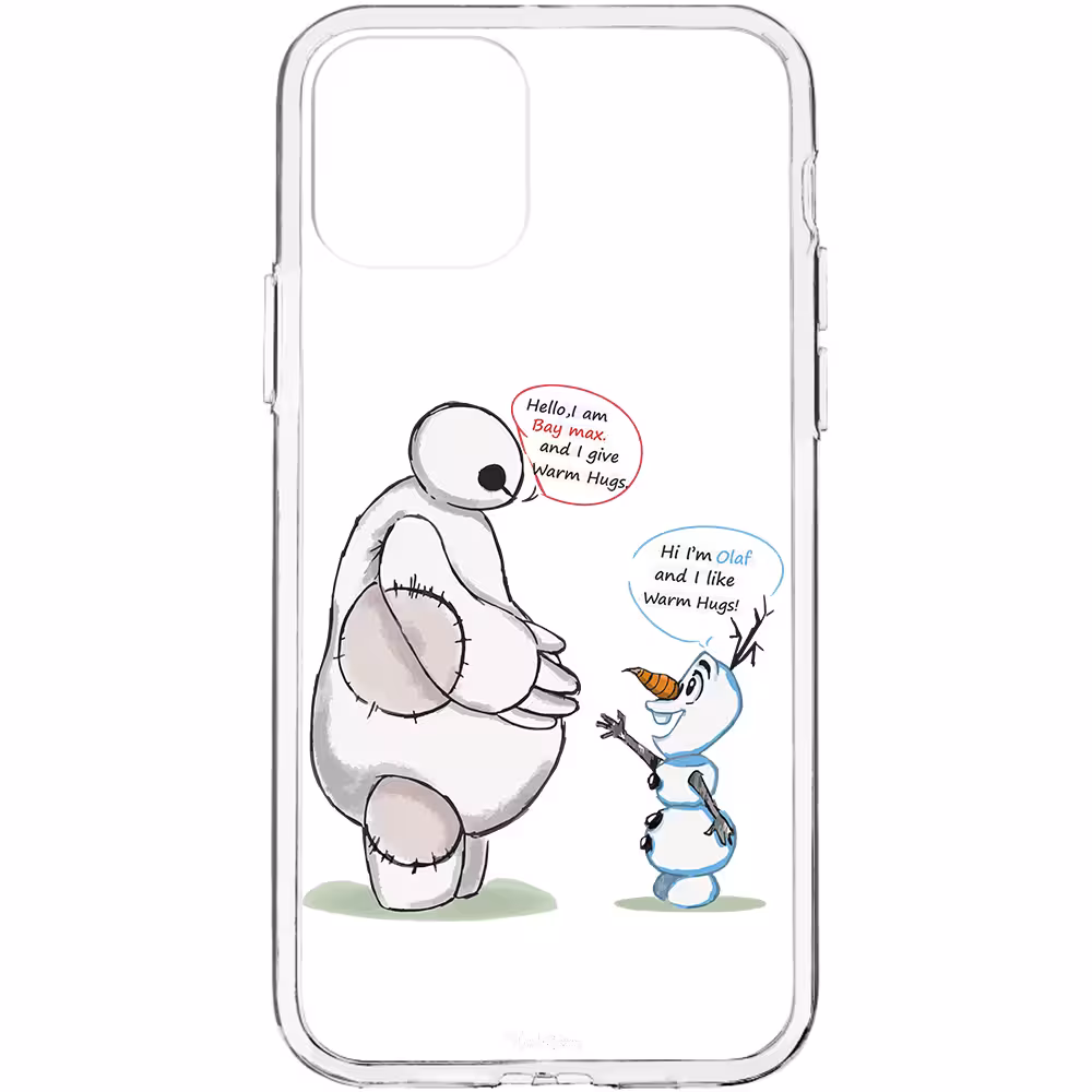 کاور طرح Olaf &amp; Baymax مناسب برای گوشی موبایل اپل iPhone 11