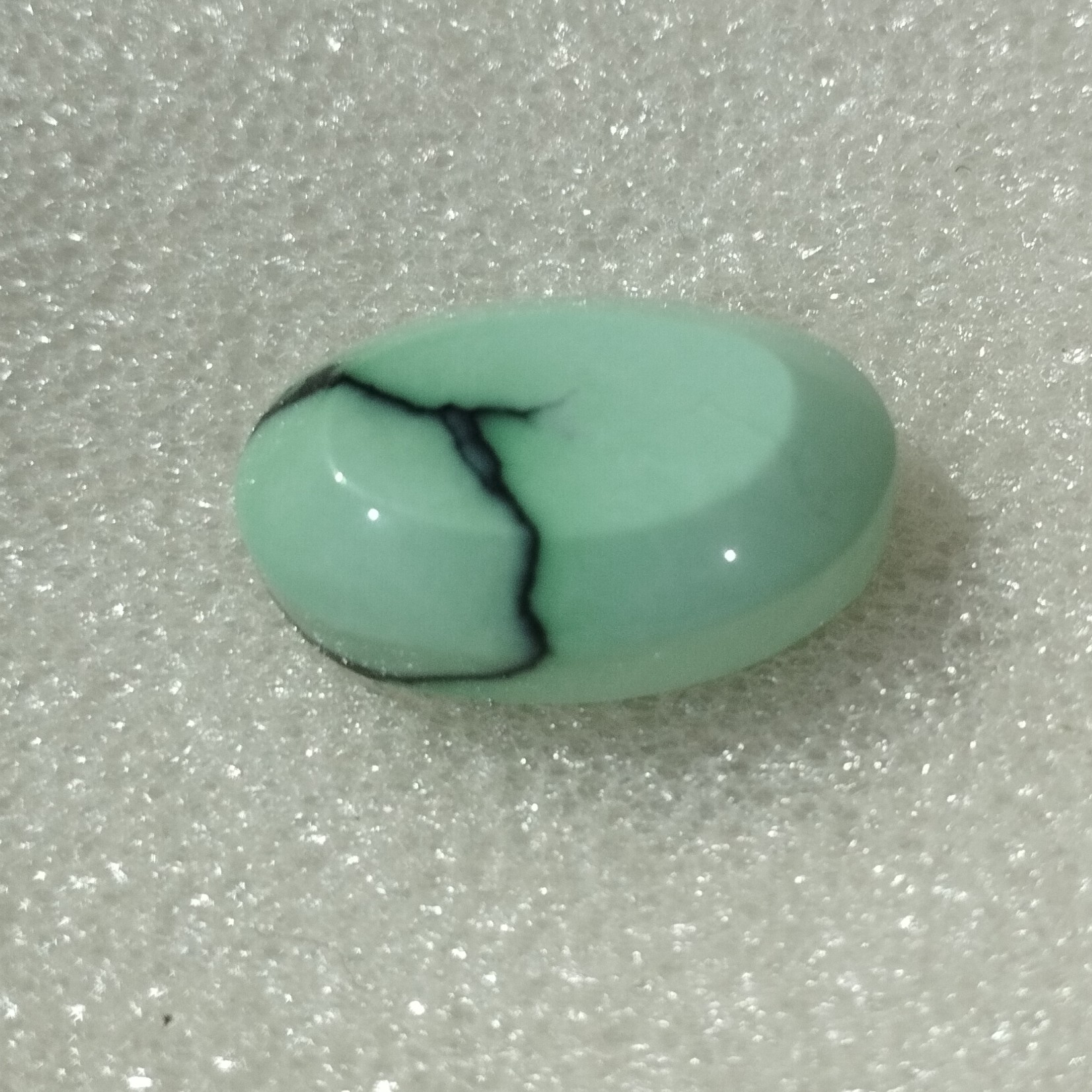 نگین واریسیت دستساز قد 23میلیمتر پهنا 14میلیمتر 