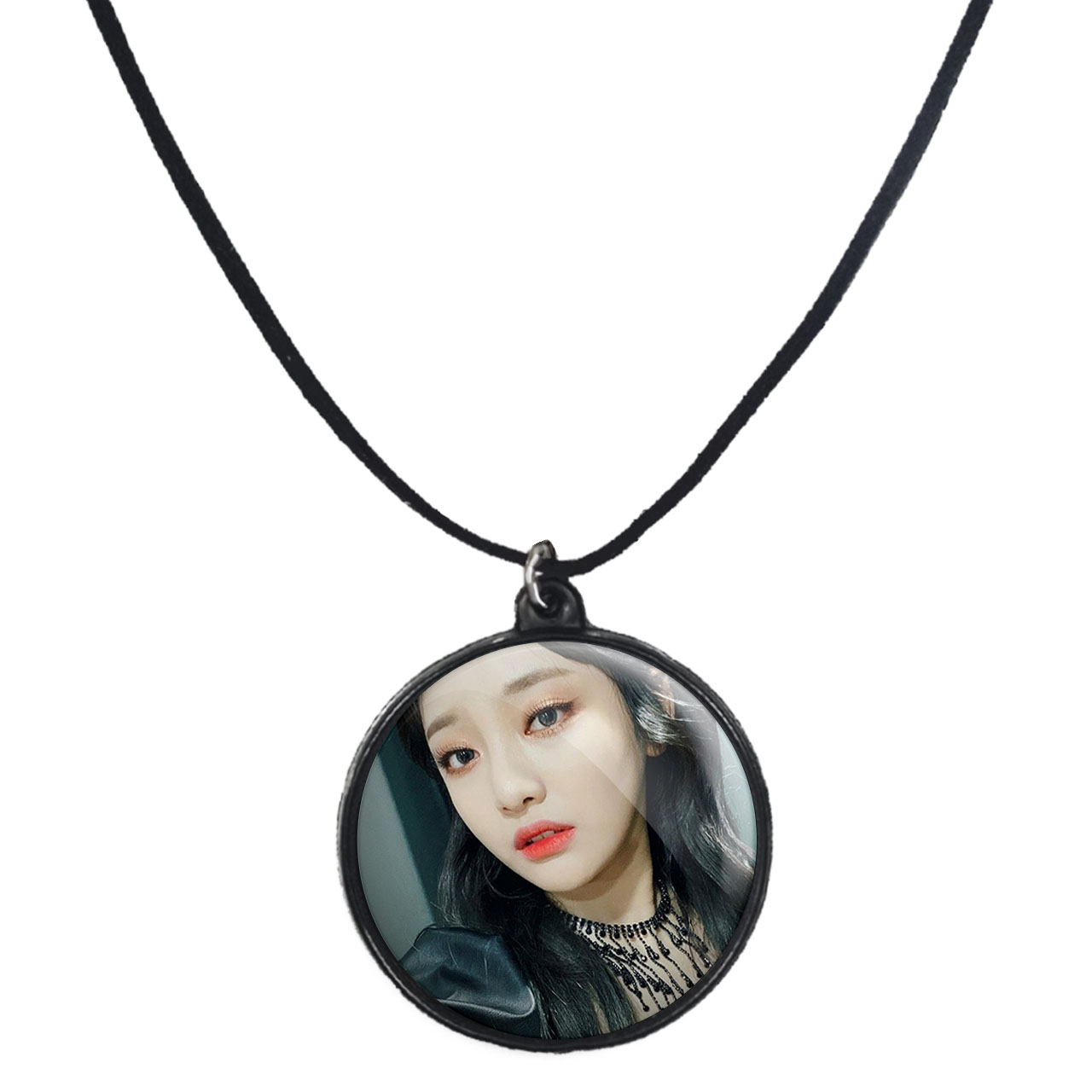 گردنبند پرمانه طرح aespa کد pmb.18459 مدل دو طرفه