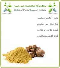 عصاره صمغ آنغوزه خشک یا پودری