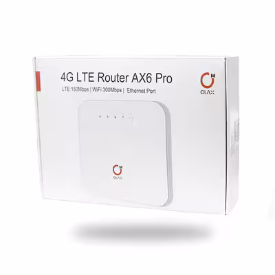 مودم 3G/4G اولاکس مدل AX6 Pro به همراه سیم کارت و 400 گیگ اینترنت 