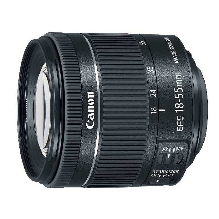 لنز دوربین کانن مدل EFS18-55mm stm  کد no box