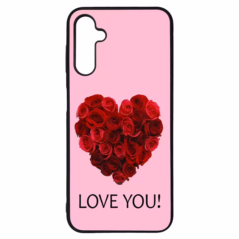 کاور طرح LOVE YOU کد G-031 مناسب برای گوشی موبایل سامسونگ Galaxy A14 4G / A14 5G | دیجی قاب دونی