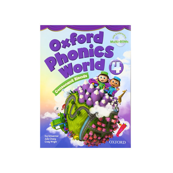 کتاب Oxford Phonics World 4 Consonant Blends اثر Kaj Schwemer انتشارات Oxford