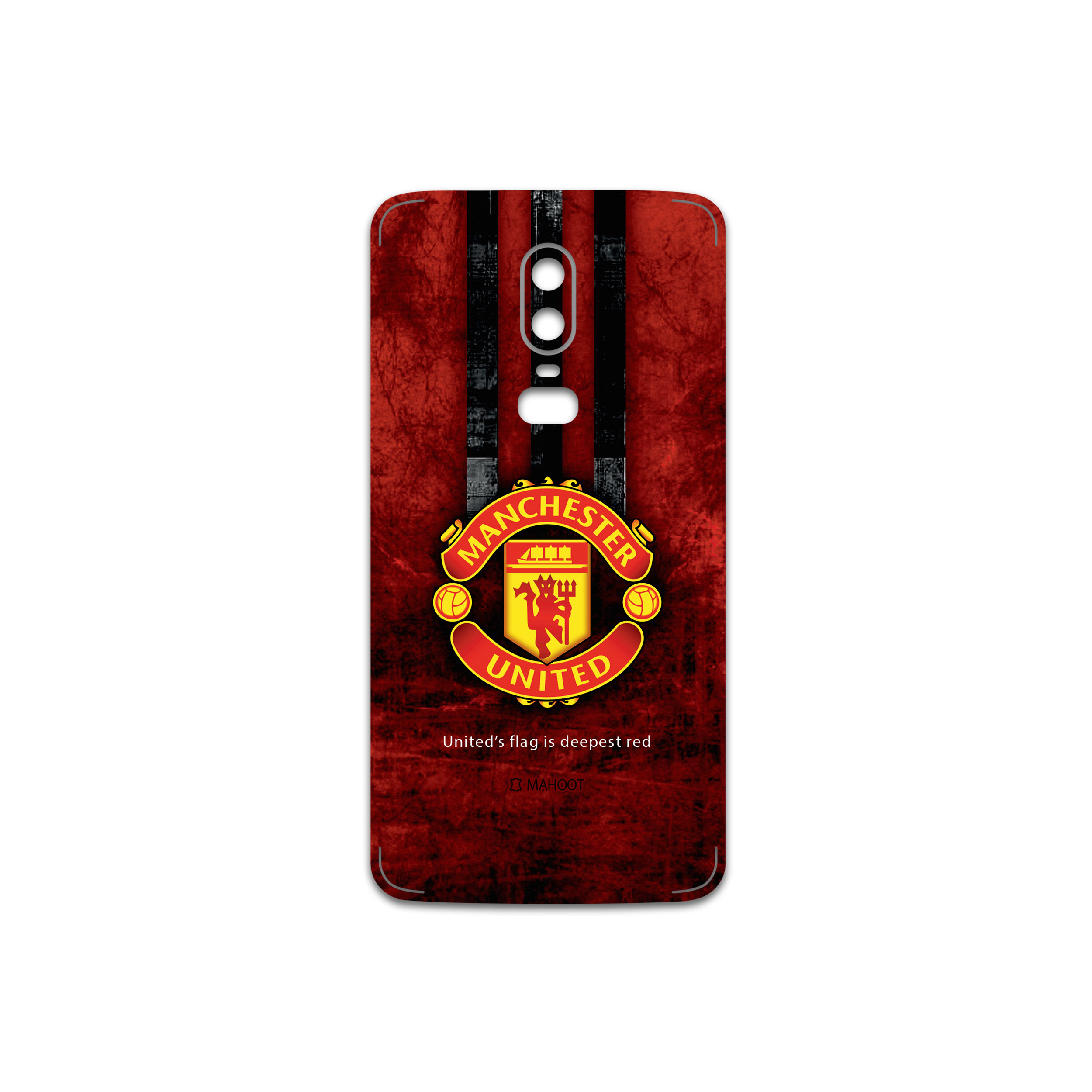 برچسب پوششی ماهوت مدل Manchester-United-FC مناسب برای گوشی موبایل وان پلاس 6