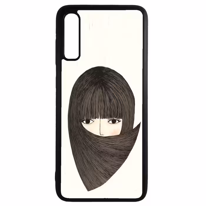 کاور طرح دختر کد 110646 مناسب برای گوشی موبایل سامسونگ galaxy a50