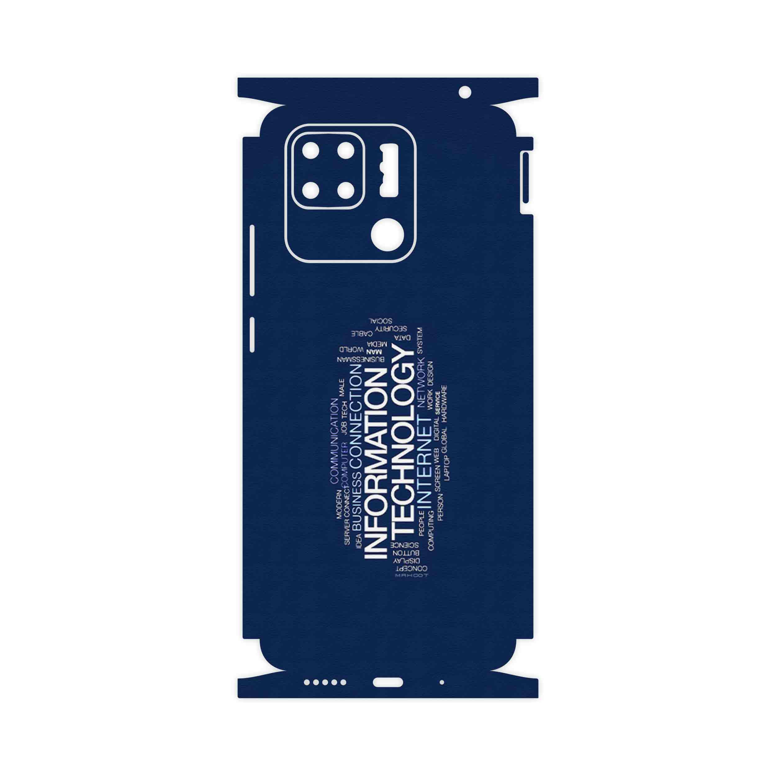 برچسب پوششی ماهوت مدل IT Science-FullSkin مناسب برای گوشی موبایل شیائومی Redmi 10C