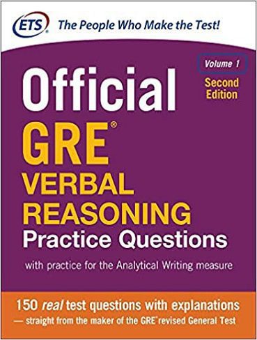 کتاب Official GRE Verbal Reasoning Practice Questions