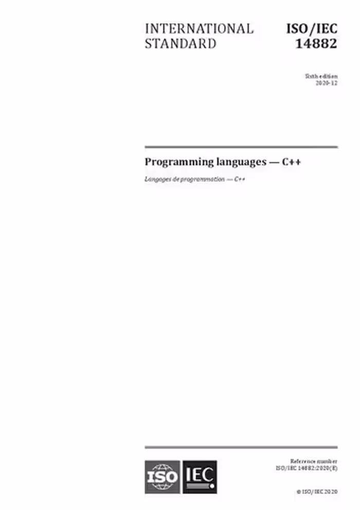 خرید و دانلود نسخه کامل کتاب ISO-IEC 14882-2020 Information technology — Programming languages — C