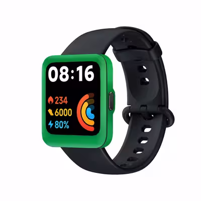 برچسب ماهوت طرح Matte-Green مناسب برای ساعت هوشمند شیائومی Redmi Watch 2 Lite