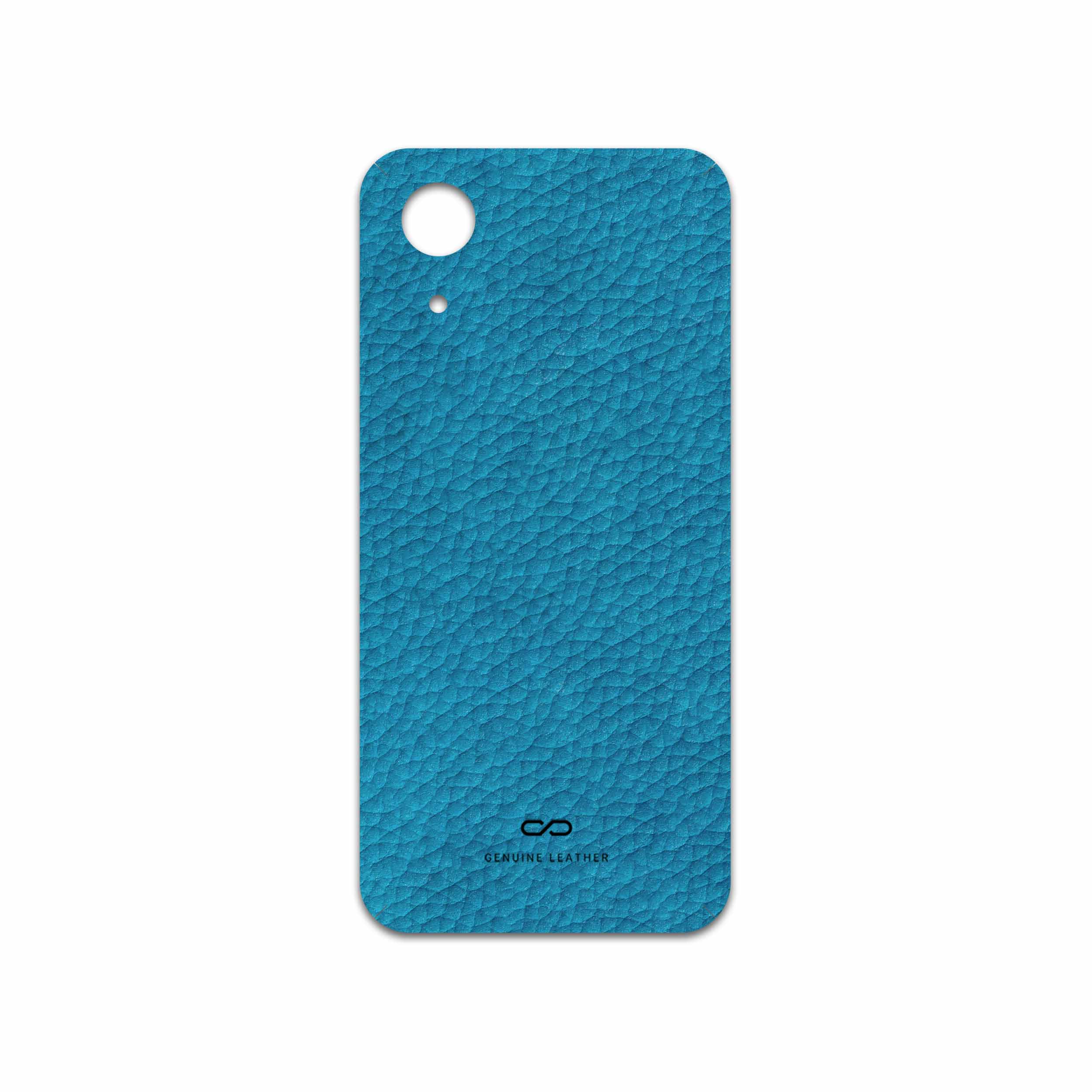برچسب پوششی ماهوت مدل Blue-Leather مناسب برای گوشی موبایل سامسونگ Galaxy A03 Core