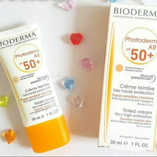 کرم ضدآفتاب بیودرما رنگی کرم پودری