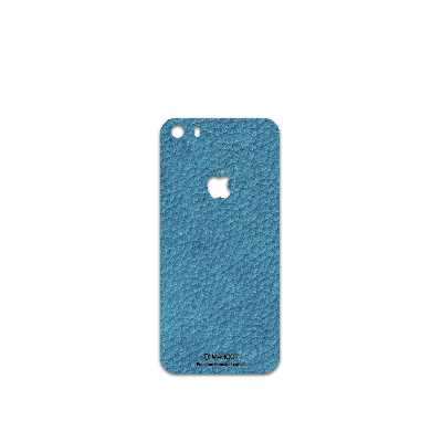 برچسب پوششی ماهوت مدل Blue-Leather مناسب برای گوشی موبایل اپل iPhone 5s