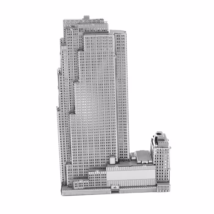 پازل فلزی 3 بعدی مدل Rockefeller Plaza (راکفلر پلازا)