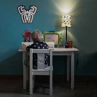 چراغ دیواری نئون دیزاین مدل Spider-BL_WHT