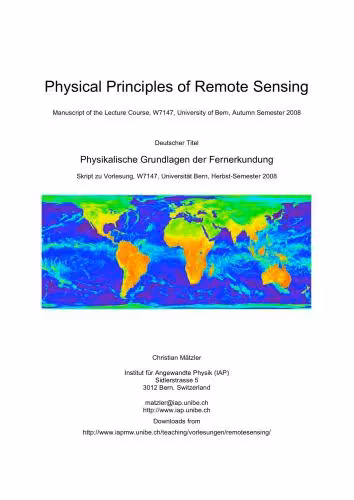خرید و دانلود نسخه کامل کتاب Physical Principles of Remote Sensing