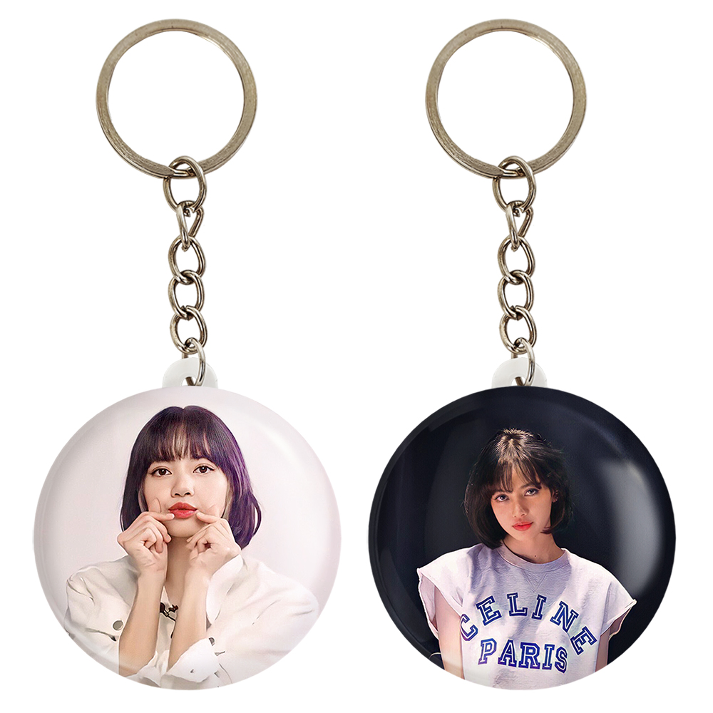 جاکلیدی خندالو مدل لیسا گروه بلک پینک کد 36433644 مجموعه 2 عددی