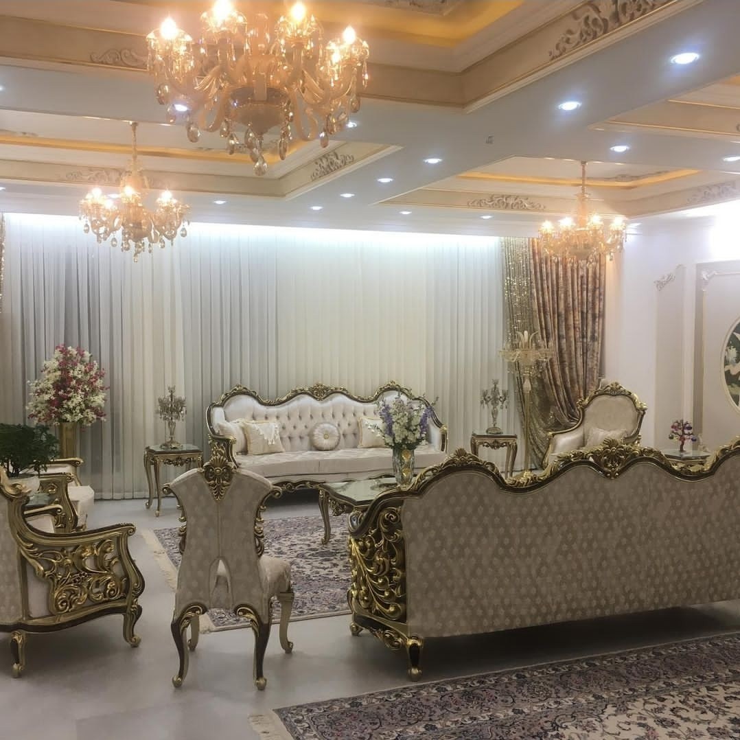 مبل سلطنتی استیل سلطان ارسال با باربری پس کرایه