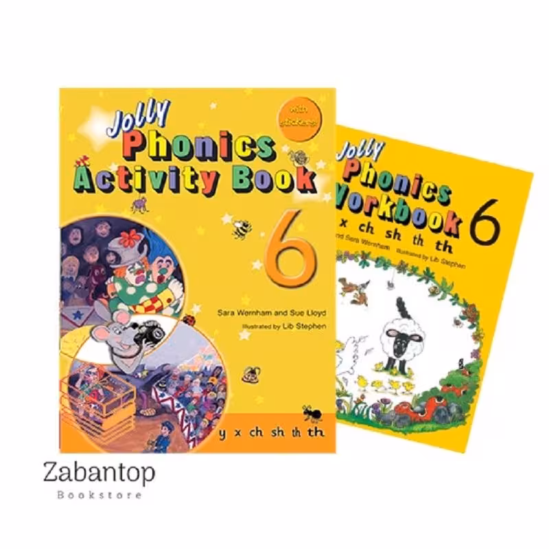 کتاب جولی فونیکس 6 Jolly Phonics