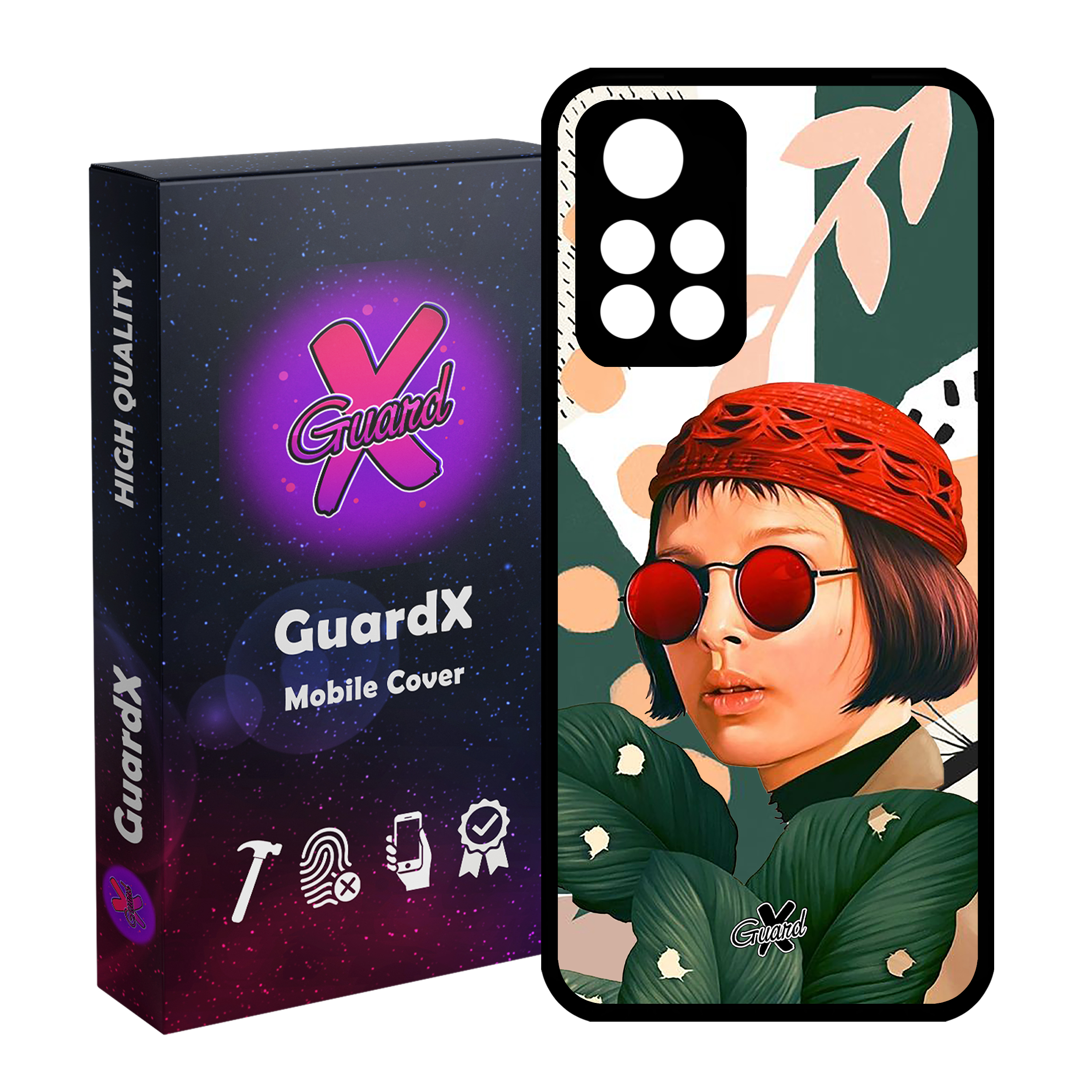 کاور گارد ایکس طرح ماتیلدا مدل Glass10341 مناسب برای گوشی موبایل شیائومی Poco M4 Pro 5G/Redmi Note 11T 5G/Redmi Note 11S 5G