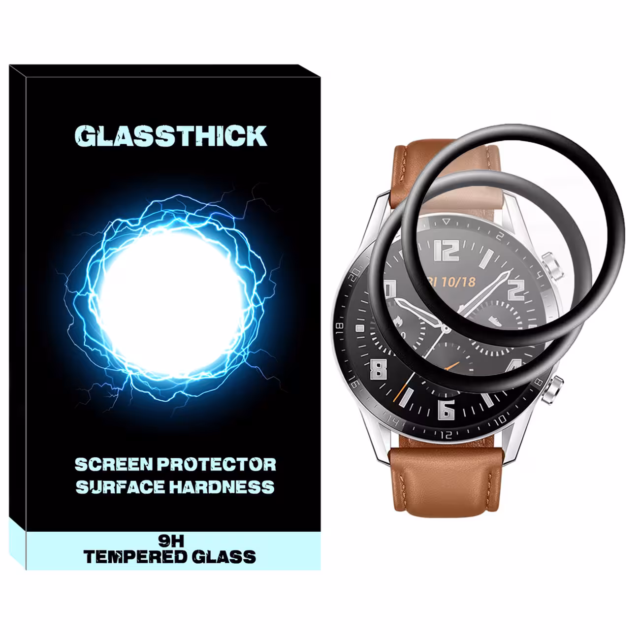 محافظ صفحه نمایش نانو گلستیگ مدل NGL مناسب برای ساعت هوشمند هوآوی Watch GT 2 46mm بسته دو عددی