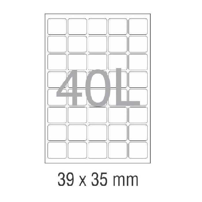 کاغذ پشت چسب دار A4 برش خورده نواجت مدل 40L