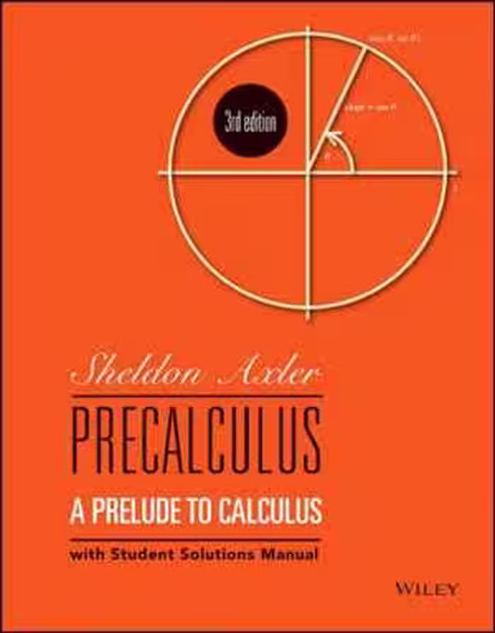󾕇 دانلود کتاب Precalculus - A Prelude To Calculus, 3rd ed, 2017 - دانلود کتاب های دانشگاهی