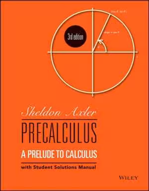 󾕇 دانلود کتاب Precalculus - A Prelude To Calculus, 3rd ed, 2017 - دانلود کتاب های دانشگاهی